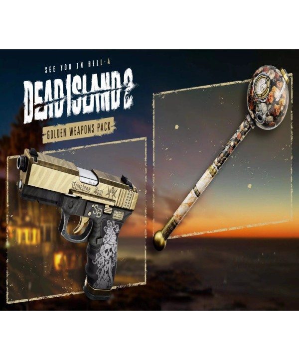 Dead Island 2 - Golden Weapons Pack DLC PS4 PlayStation 4 Key EUROPE